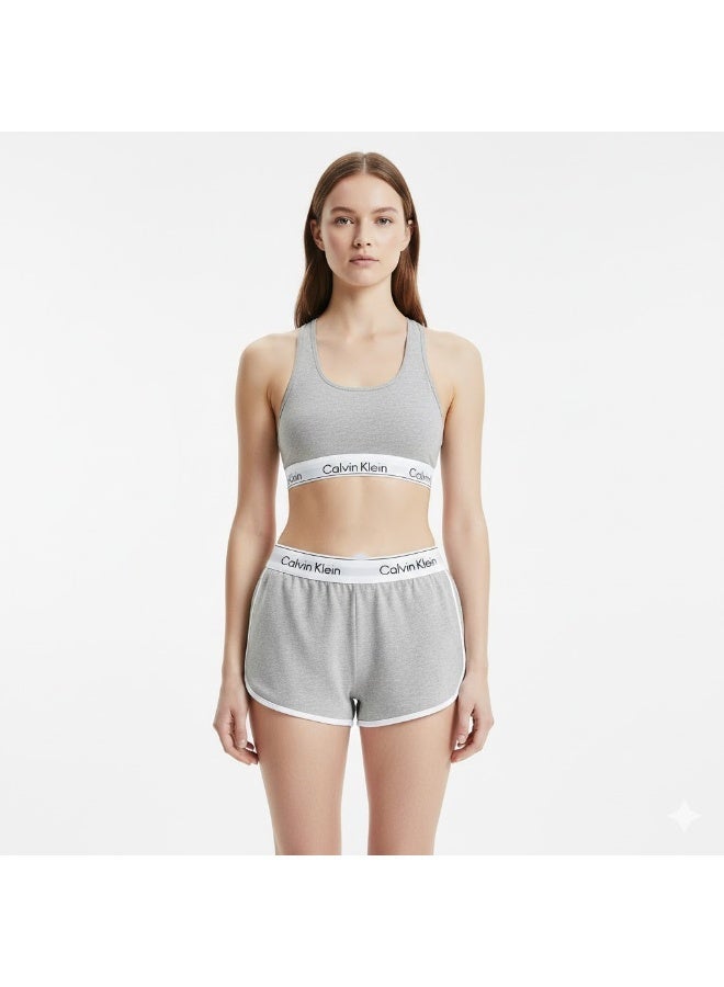 Calvin Klein Performance Women's 3-Piece Sports Set (Bra + Hot Shorts + panty ) – Comfortable Stretch Cotton Fabric – Ideal for Sports and Everyday Wear – Size M - Image 2